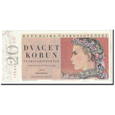 Banknote, Czechoslovakia, 20 Korun, 1949, 1949-05-01, KM:70a, UNC(65-70)