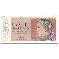 Banconote, Cecoslovacchia, 20 Korun, 1949, KM:70a, 1949-05-01, FDS