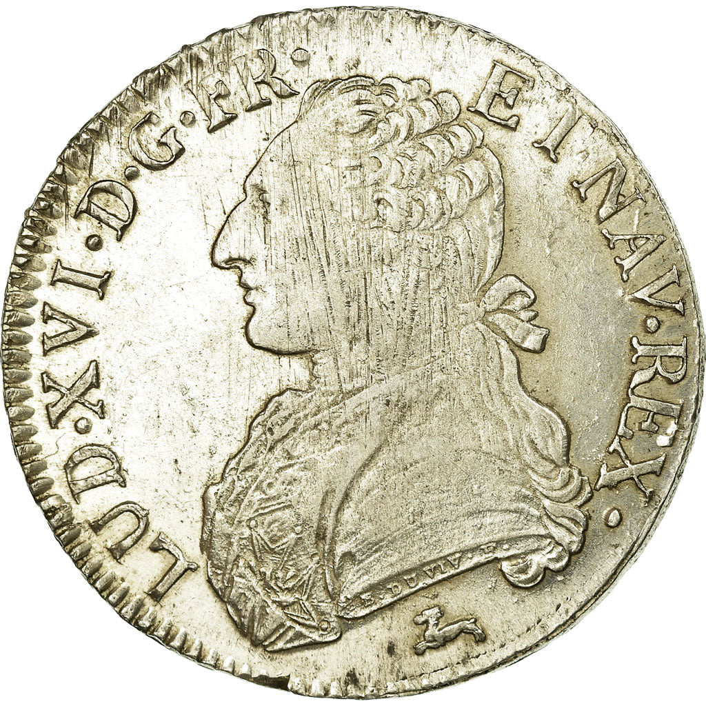 Coin, France, Louis XVI, Écu aux branches d'olivier, Ecu, 1785, Orléans