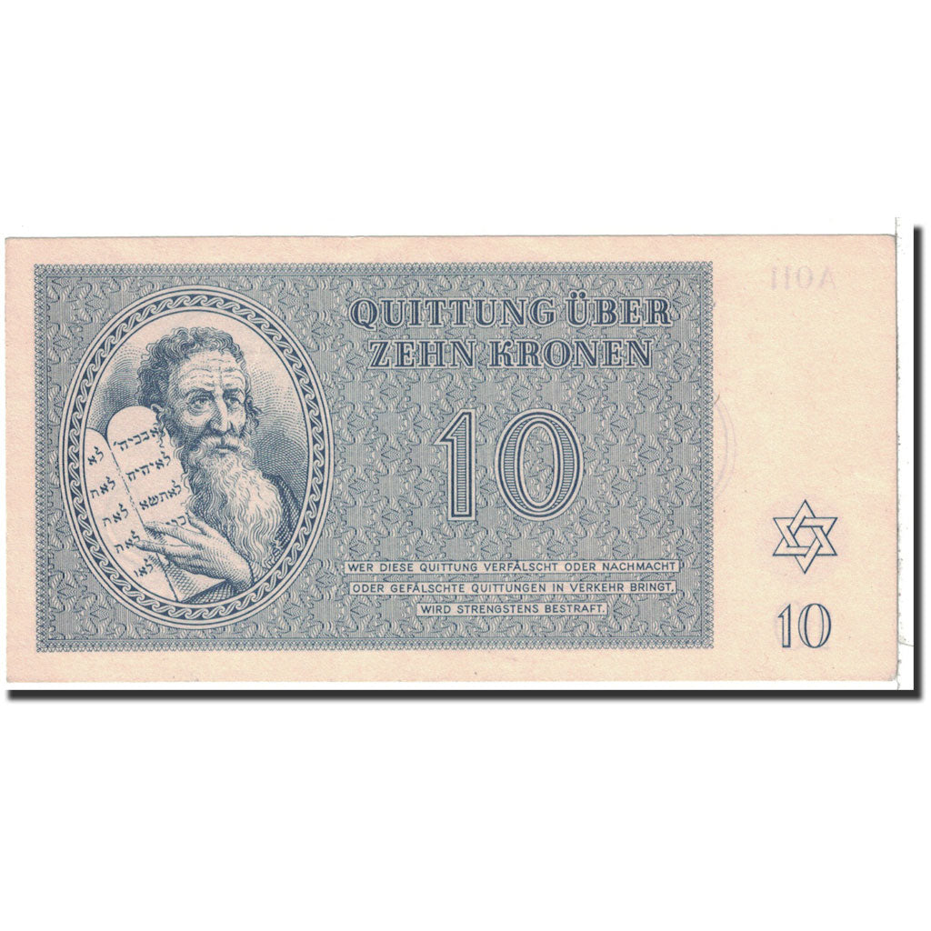 Banknote, Czechoslovakia, 10 Kronen, 1943, 1943-01-01, UNC(63)