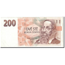 Czech Republic, 200 Korun, 1993, KM:6a, AU(50-53)