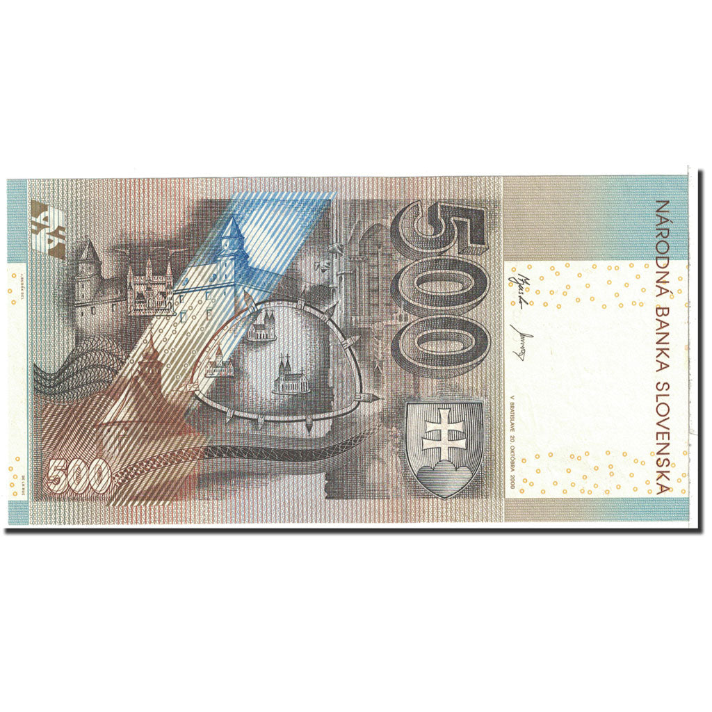 Banknote, Slovakia, 500 Korun, 2000, 2000-10-20, KM:31, UNC(65-70)