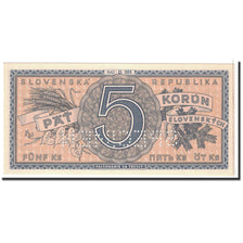 Banknote, Slovakia, 5 Korun, 1945, Undated, KM:8s, UNC(65-70)