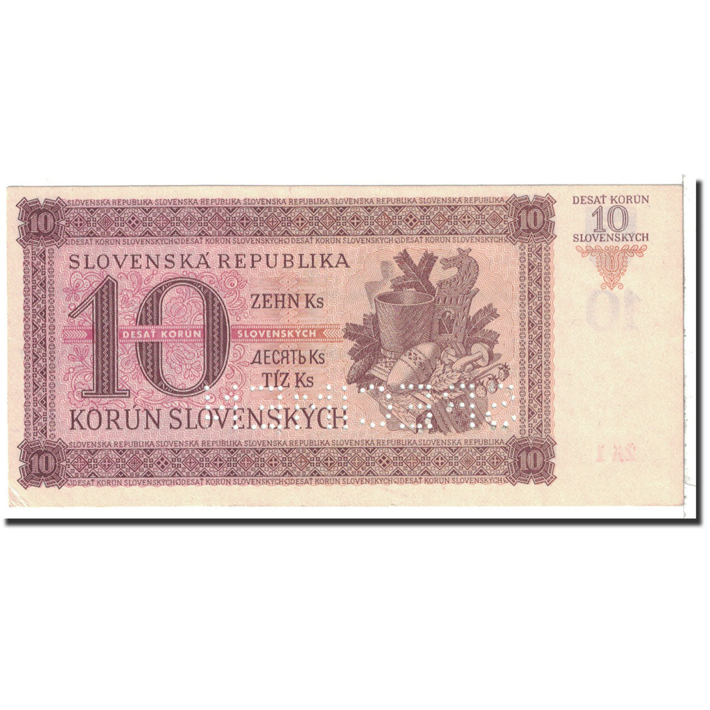 Slovakia, 10 Korun, 1943, KM:6s, 1943-07-20, UNC(64)