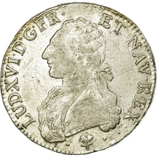 França, Louis XVI, Ecu aux branches d'olivier, 1786, Bayonne, Prata, EF(40-45)