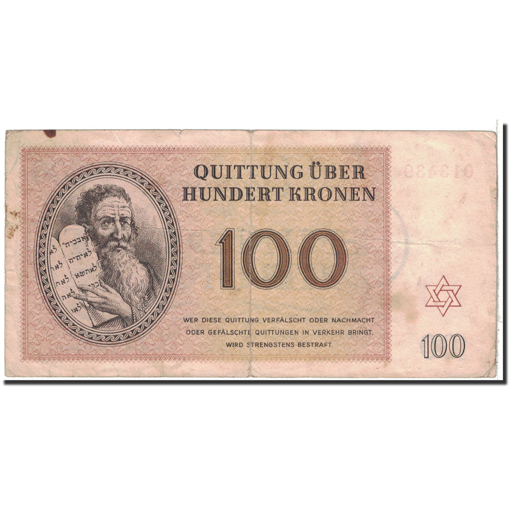 Bohemia and Moravia, 100 Kronen, 1943, 1943-01-01, EF(40-45)