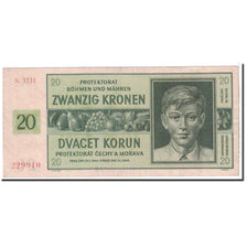 Bohemia y Moravia, 20 Korun, 1944, 1944-01-24, KM:9a, MBC