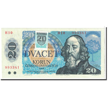 Czechoslovakia, 20 Korun, 1988, KM:95, UNC(65-70)