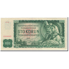 Banknote, Slovakia, 100 Korun, 1961, Undated, KM:17, AU(50-53)