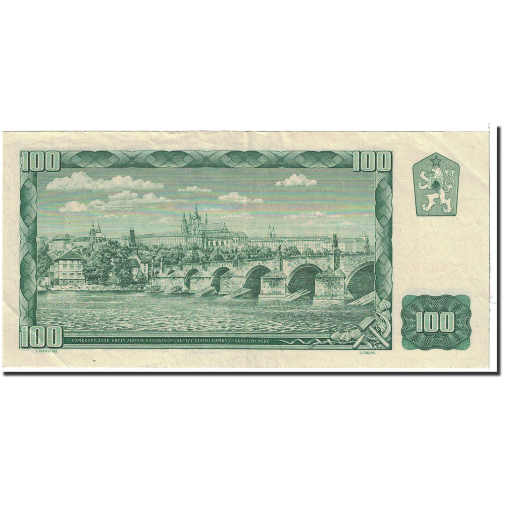 Banknote, Slovakia, 100 Korun, 1961, Undated, KM:17, AU(50-53)