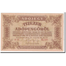 Banconote, Ungheria, 10,000 (Tizezer) Adópengö, 1946, KM:143a, 1946-05-28, BB+