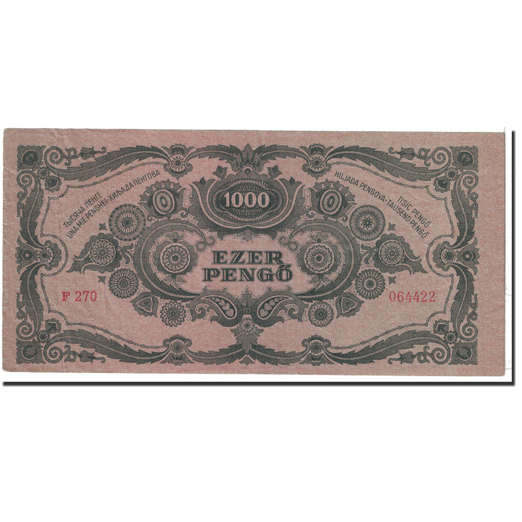 Banknote, Hungary, 1000 Pengö, 1945, 1945-07-15, KM:118b, EF(40-45)