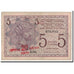 Banconote, Iugoslavia, 20 Kronen on 5 Dinara, 1919, KM:16a, Undated, MB+