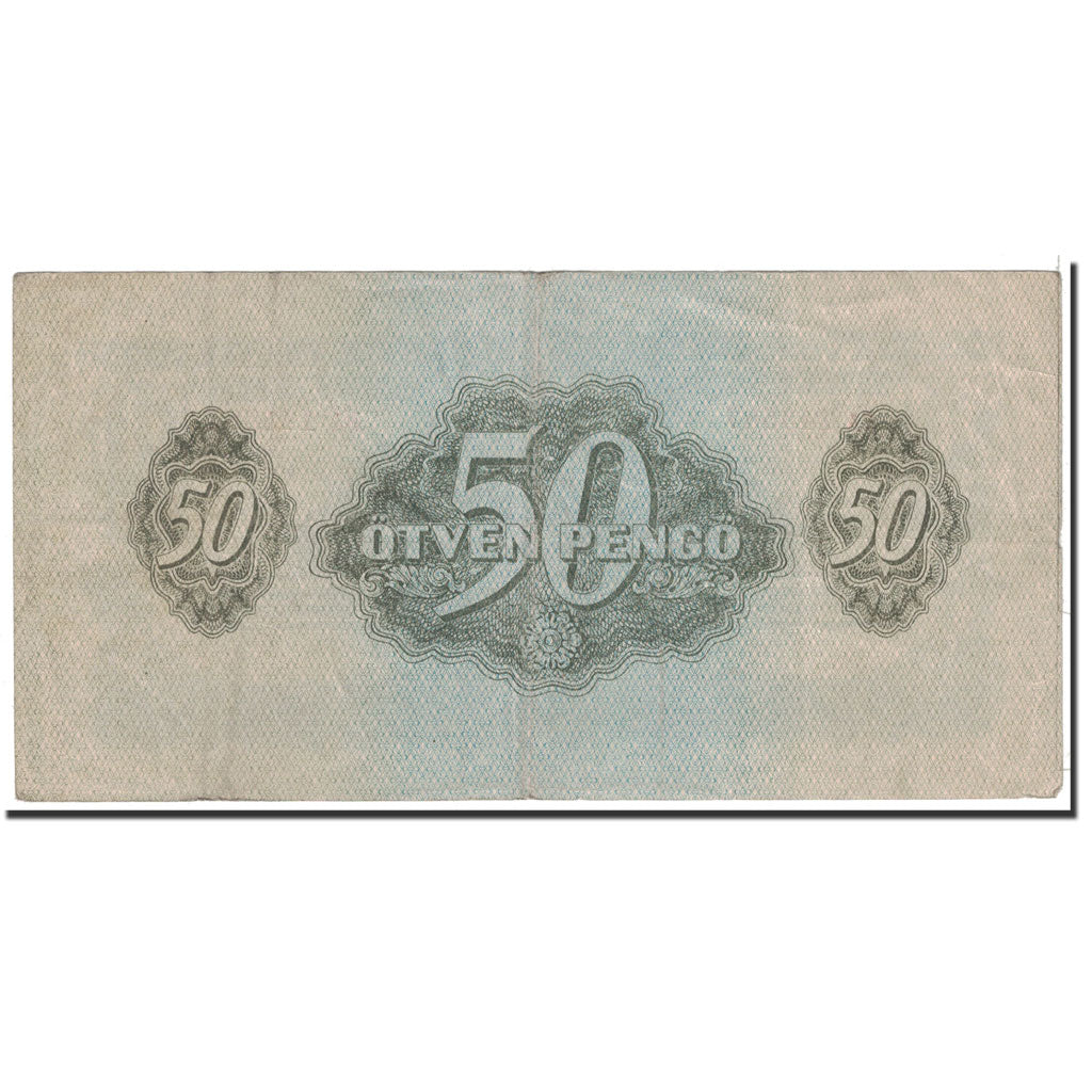 Hungary, 50 Pengö, 1944, KM:M7, EF(40-45)