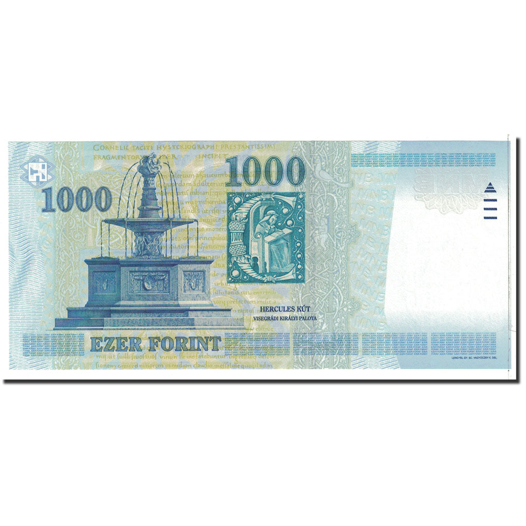 Banknote, Hungary, 1000 Forint, 2000, Undated, KM:185a, UNC(65-70)