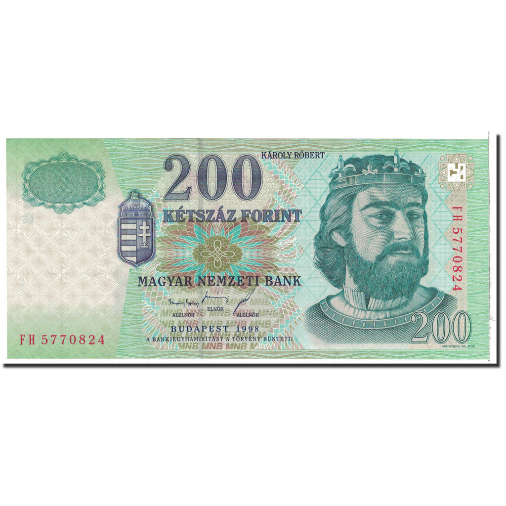 Hungary, 200 Forint, 1998, KM:178a, UNC(65-70)
