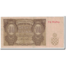 Croatia, 10 Kuna, 1941, KM:5b, 1941-08-30, VF(20-25)