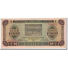 Kroatien, 1000 Kuna, 1943, KM:12a, 1943-09-01, SS+