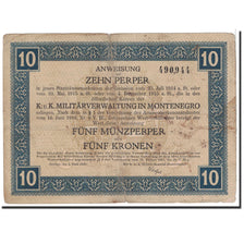 Banknote, Montenegro, 10 Perper = 5 Münzperper = 5 Kronen, 1917, 1917-06-01