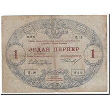 Montenegro, 1 Perper, 1914, KM:15, 1914-07-25, VF(20-25)