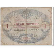 Montenegro, 1 Perper, 1914, KM:15, 1914-07-25, F(12-15)