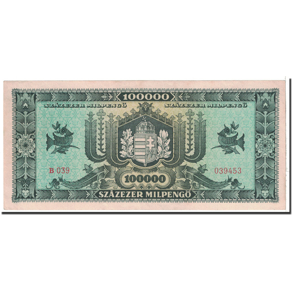 Hungary, 100,000 Milpengö, 1946, KM:127, 1946-04-29, UNC(64)