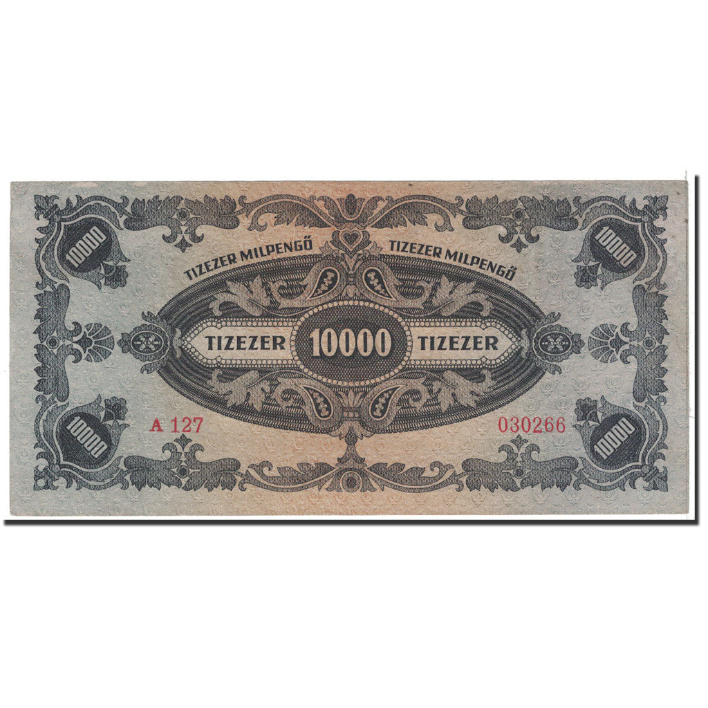 Banknote, Hungary, 10,000 Milpengö, 1946, 1946-04-29, KM:126, AU(55-58)