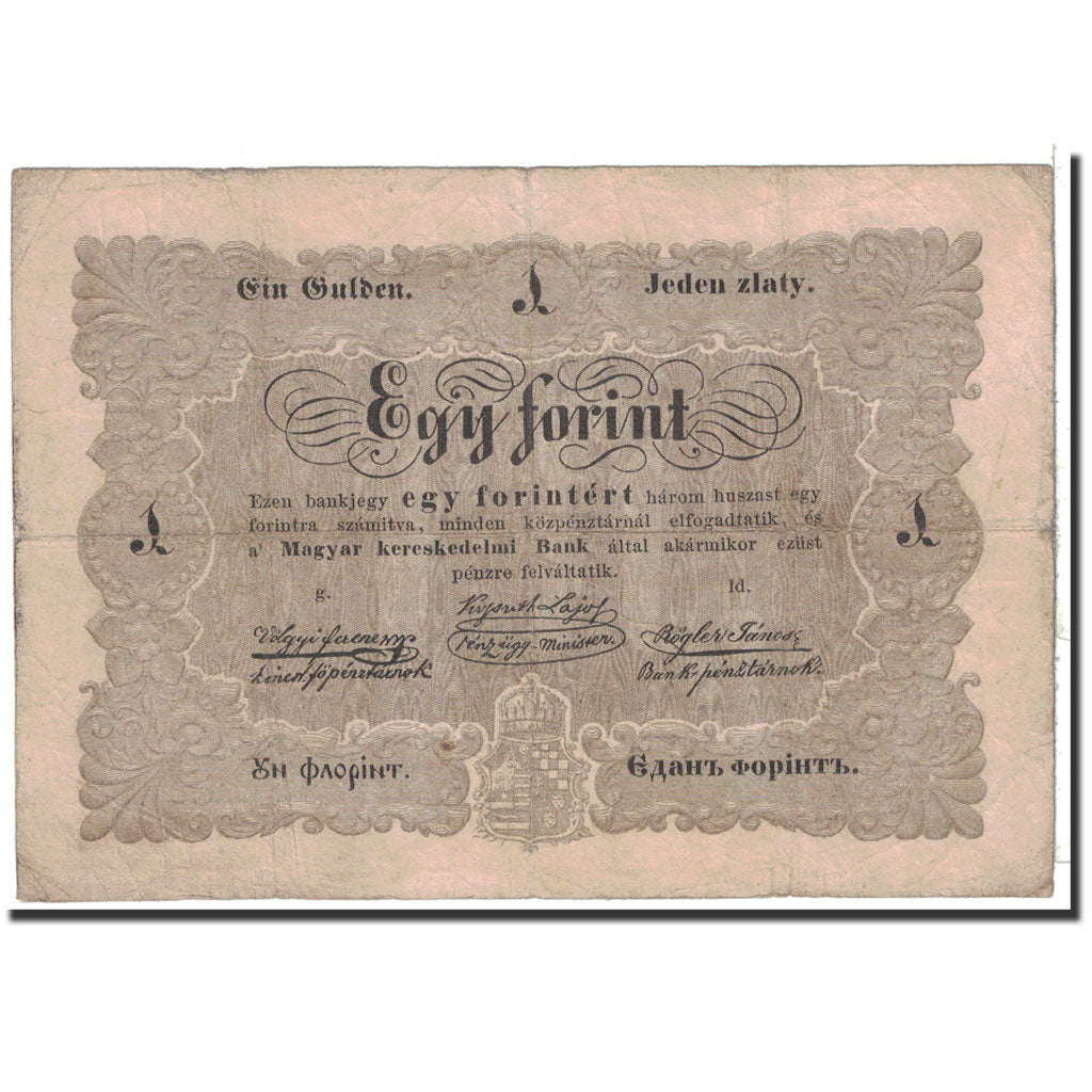Hungary, 1 Forint, 1848, KM:S111, VF(20-25)