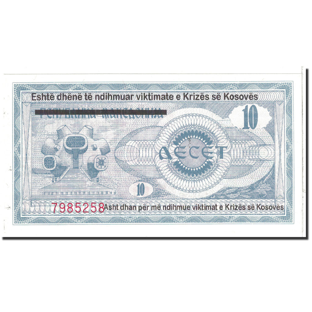 Mazedonien, 10 Dinara, 1999, 01.04.1999, UNZ