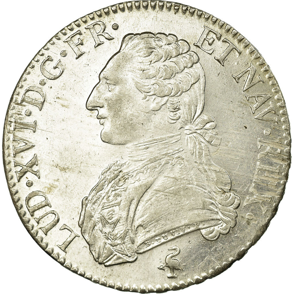Coin, France, Louis XVI, Écu aux branches d'olivier, Ecu, 1790, Paris