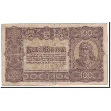 Hungary, 100 Korona, 1923, KM:73b, 1923-07-01, VF(20-25)