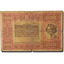 Banknote, Hungary, 50,000 Korona, 1923, 1923-05-01, KM:71b, VG(8-10)