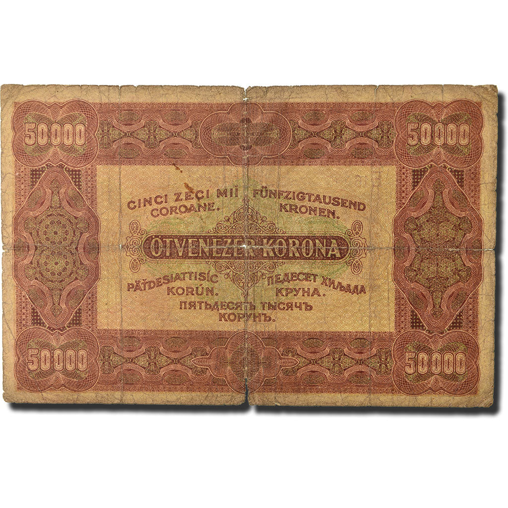 Banknote, Hungary, 50,000 Korona, 1923, 1923-05-01, KM:71b, VG(8-10)
