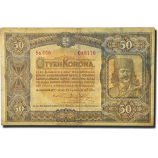 Banknote, Hungary, 50 Korona, 1920, 1920-01-01, KM:62, EF(40-45)
