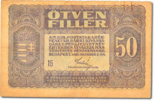 Banknote, Hungary, 50 Fillér, 1920, 1920-10-02, KM:44, EF(40-45)