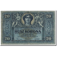 Hungary, 20 Korona, 1919, KM:38a, 1919-07-15, EF(40-45)
