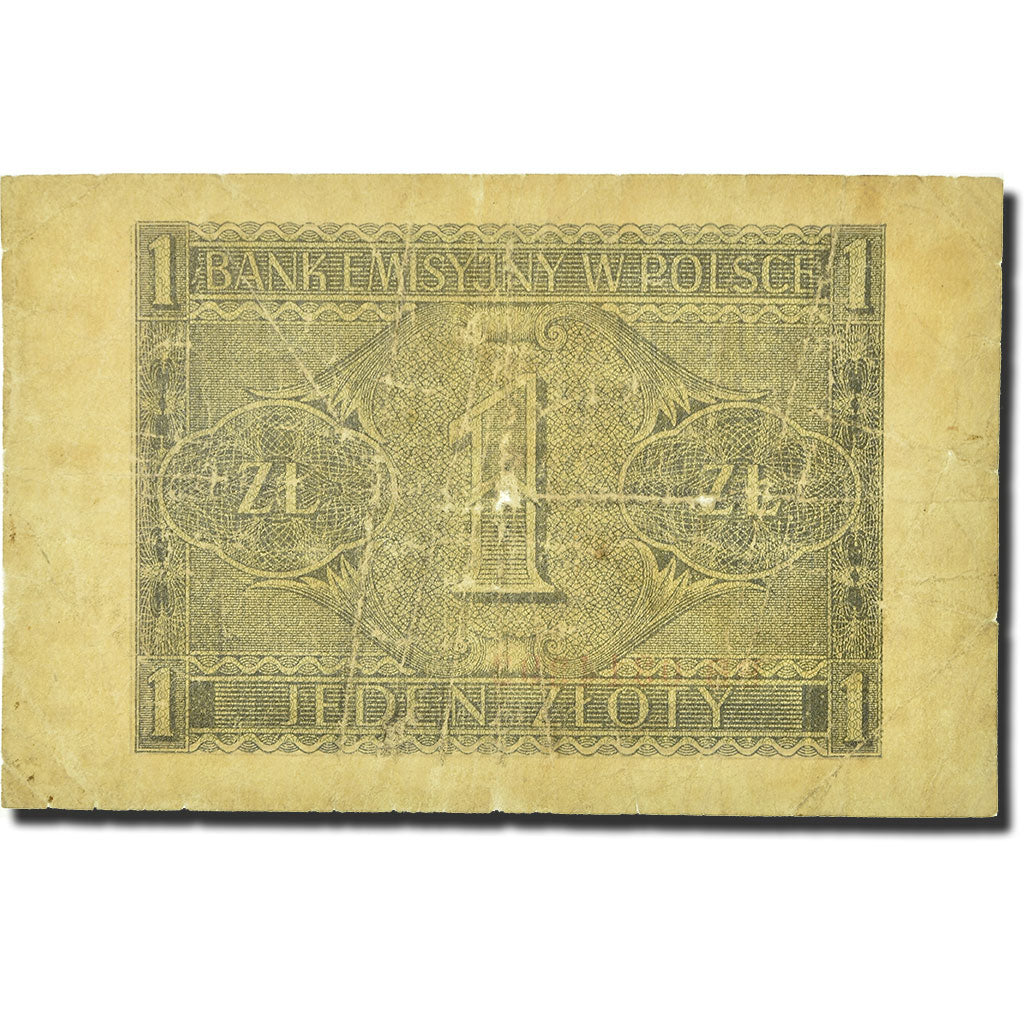 Banconote, Polonia, 1 Zloty, 1941, KM:99, 1941-09-01, MB