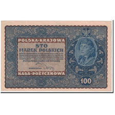 Banknote, Poland, 100 Marek, 1919, 1919-08-23, KM:27, AU(55-58)