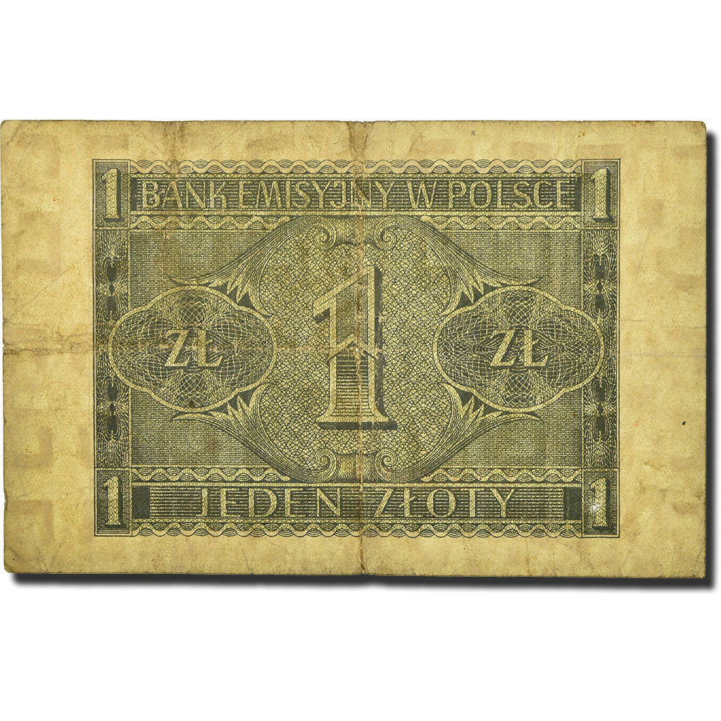 Billete, 1 Zloty, 1941, Polonia, KM:99, 1941-08-01, BC