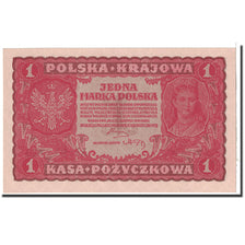 Geldschein, Polen, 1 Marka, 1919, 1919-08-23, KM:23, UNZ