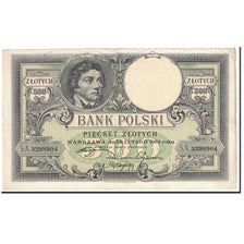 Geldschein, Polen, 500 Zlotych, 1919, 1919-02-28, KM:58, SS+