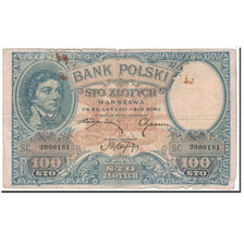 Billet, Pologne, 100 Zlotych, 1919, 1919-02-28, KM:57, TB
