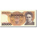 Pologne, 20,000 Zlotych, 1989, KM:152a, 1989-02-01, NEUF