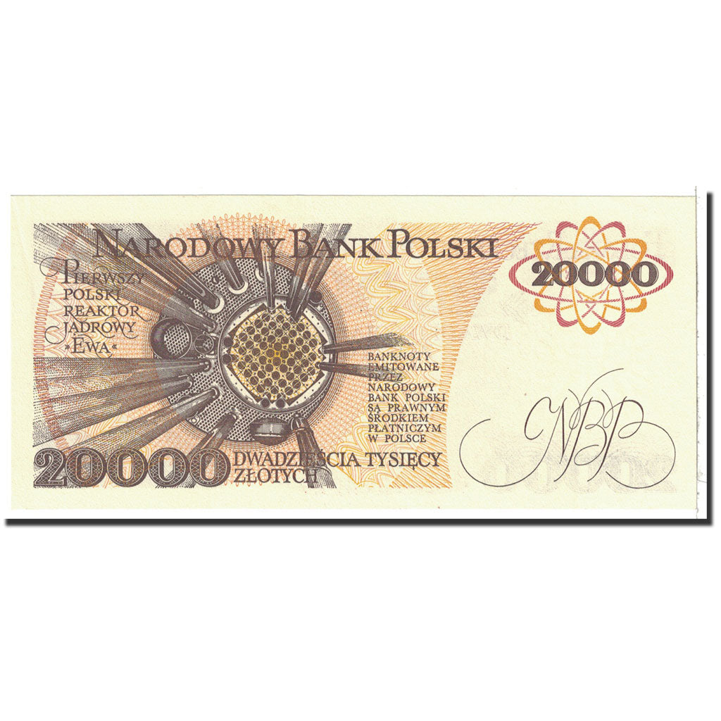Pologne, 20,000 Zlotych, 1989, KM:152a, 1989-02-01, NEUF