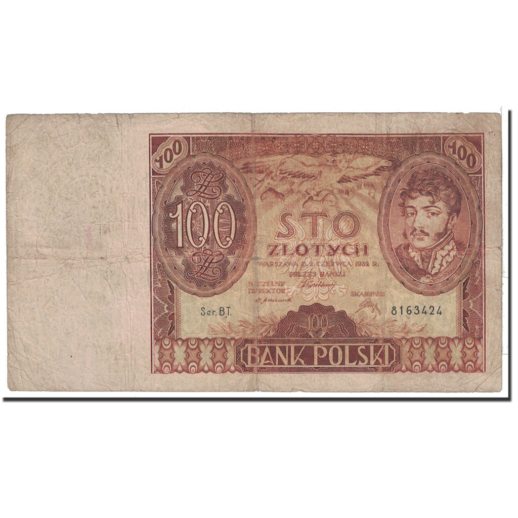 Banknote, Poland, 100 Zlotych, 1932, 1932-06-02, KM:74a, VF(20-25)