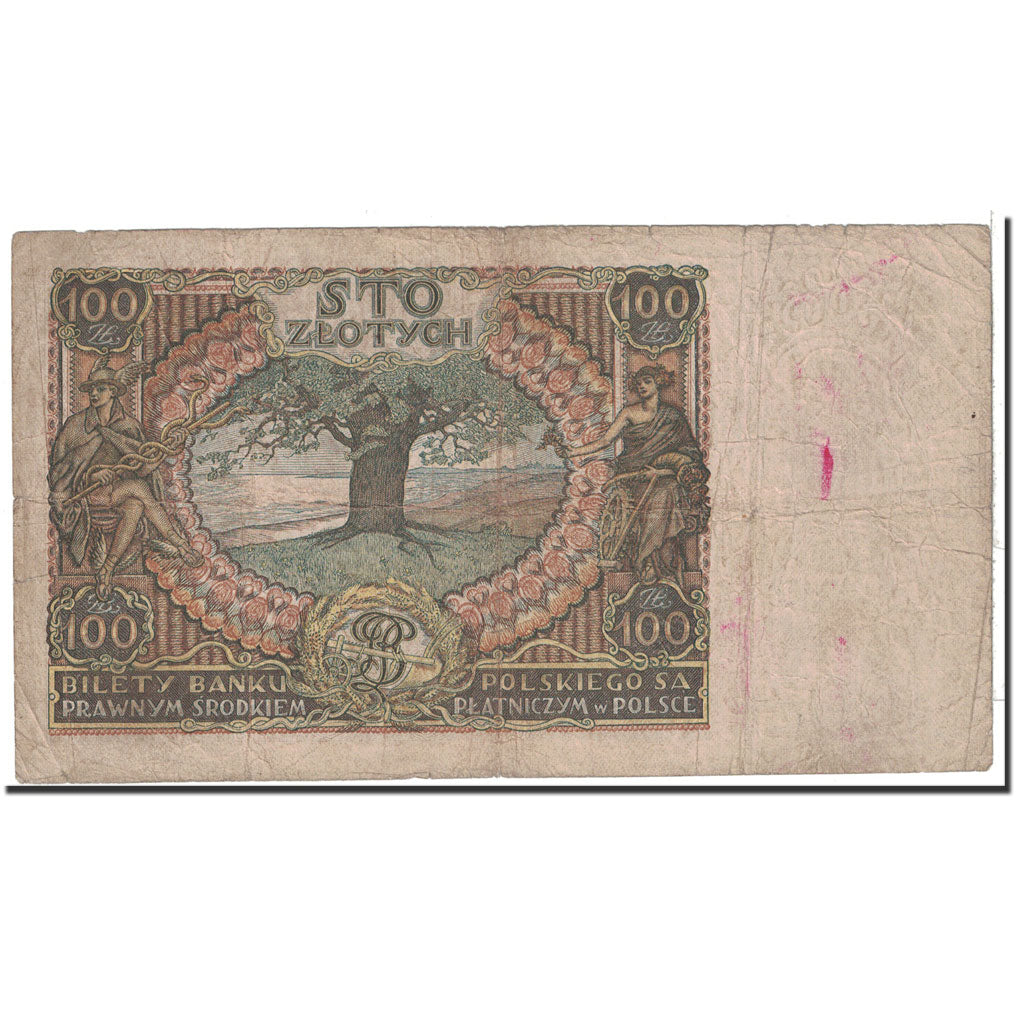 Banknote, Poland, 100 Zlotych, 1932, 1932-06-02, KM:74a, VF(20-25)