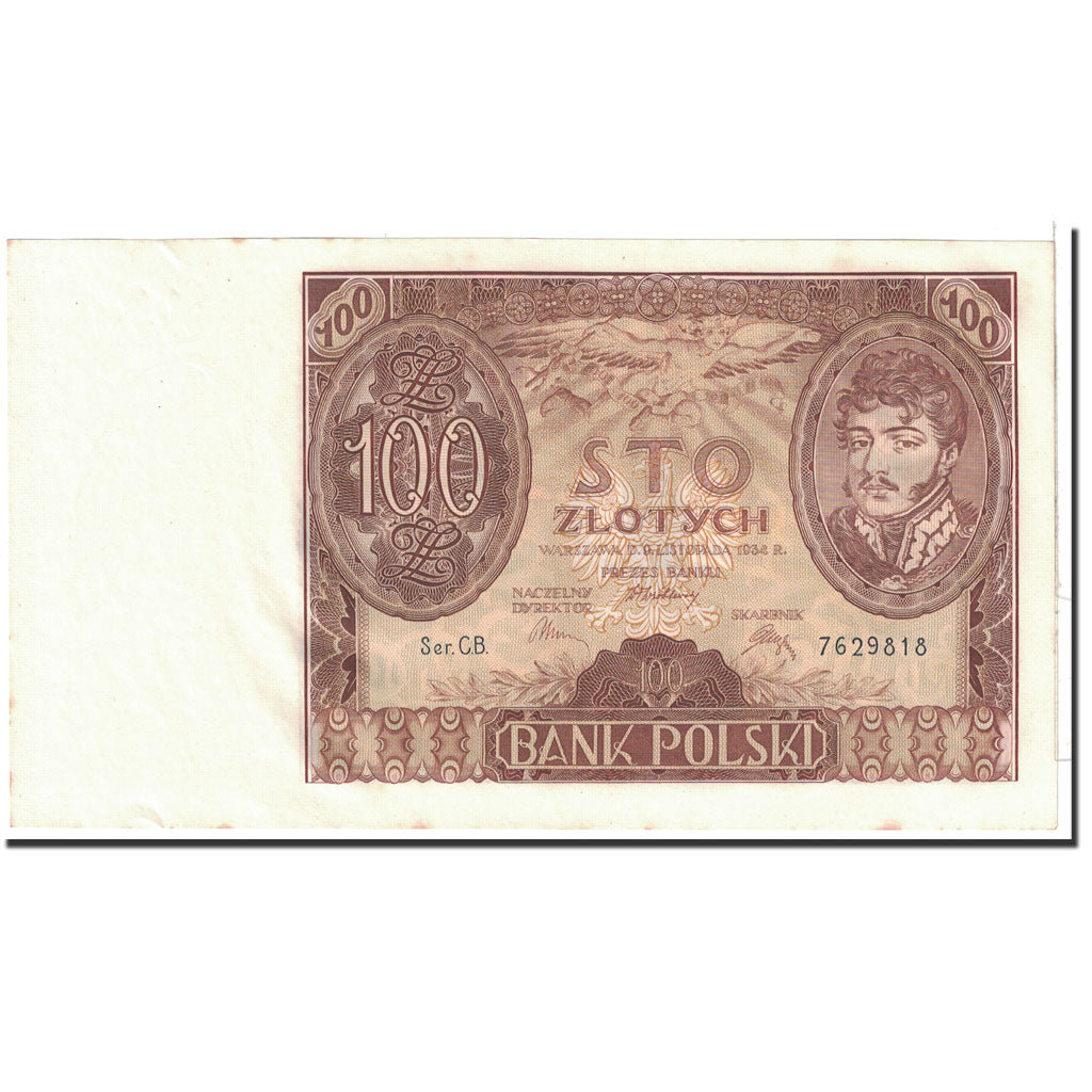 Banknote, Poland, 100 Zlotych, 1934, 1934-11-09, KM:75a, UNC(63)