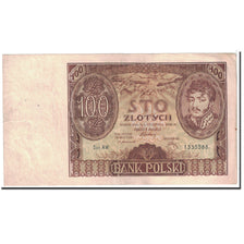 Billete, 100 Zlotych, 1932, Polonia, KM:74a, 1932-06-02, MBC+