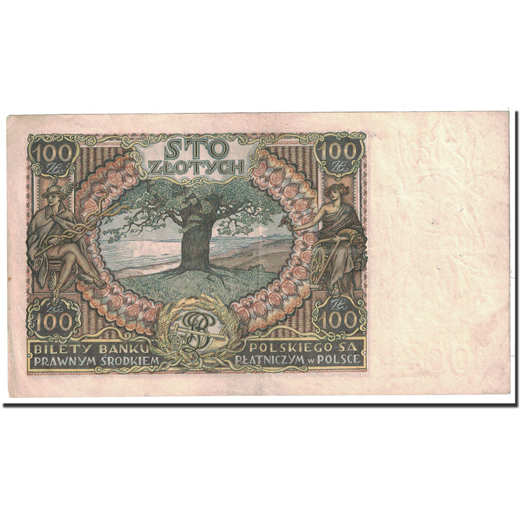 Banknote, Poland, 100 Zlotych, 1932, 1932-06-02, KM:74a, AU(50-53)