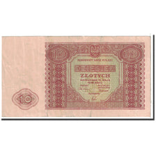 Pologne, 10 Zlotych, 1946, 1946-05-15, KM:126, TTB